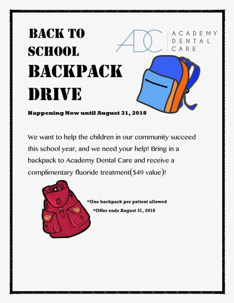 Back to School Backpack Drive